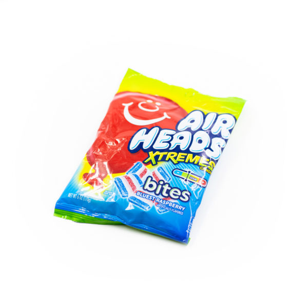 Air Heads Xtremes Bites Blue Raspberry Candy