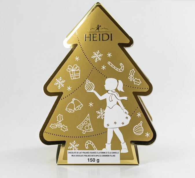 Chocolat Arbre de Noël Heidi 150g. - Biscuiterie Oscar