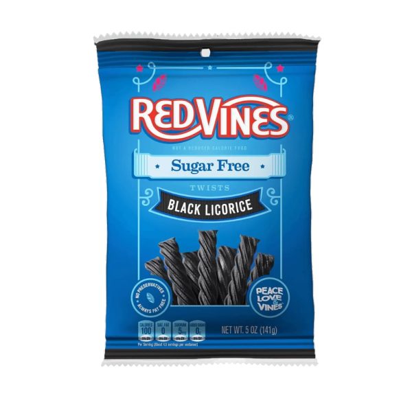 Réglisse Red Vines Noire Sans Sucre 141g