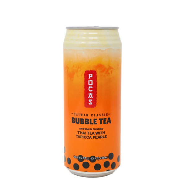 Bubble Tea Thai and Tapioca Pearls 490mL Beverage