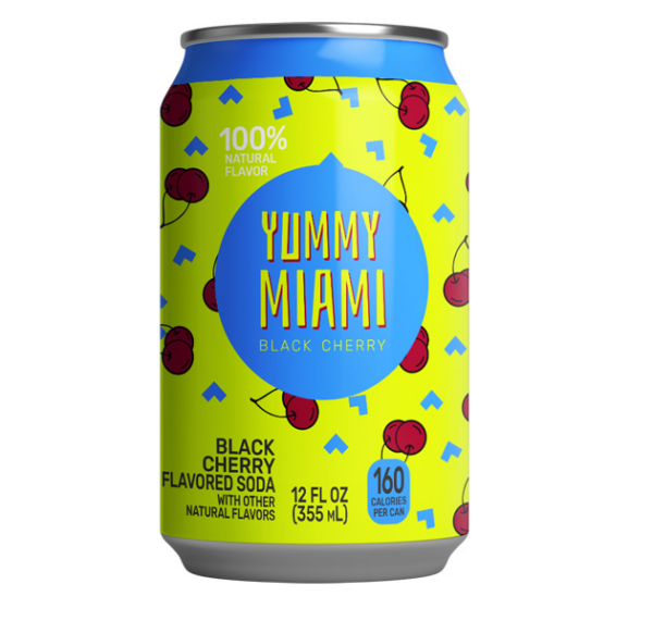 Yummy Miami Black Cherry 355mL Beverage