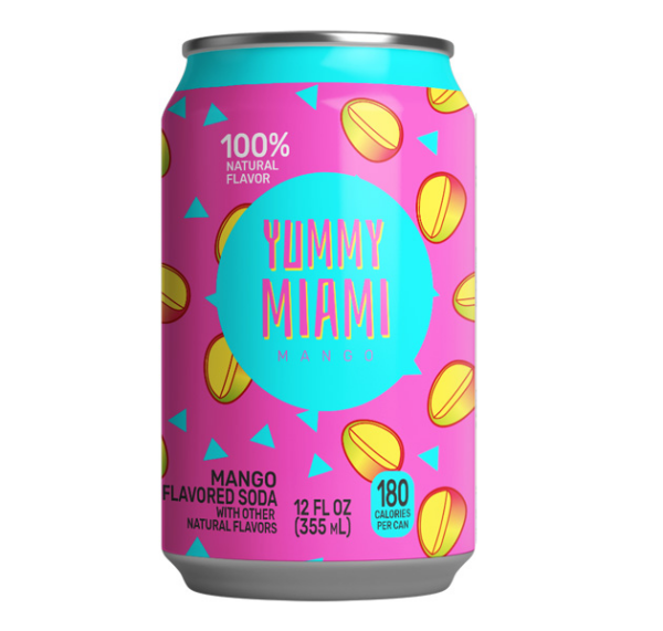 Boisson Yummy Miami Mangue 355mL