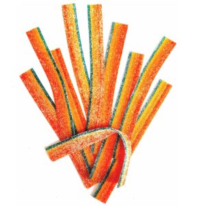 Bonbon Réglisse Ceinture Arc-en-Ciel Sure Huer - Format 150g