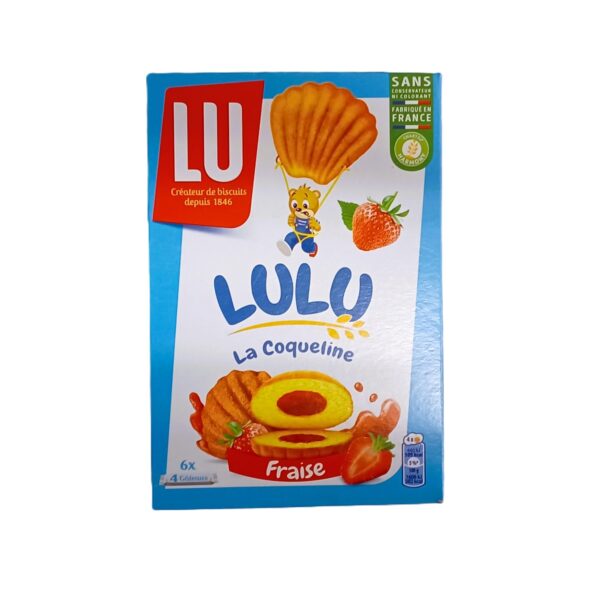Biscuit LU - La Coqueline Goût Fraises 165g