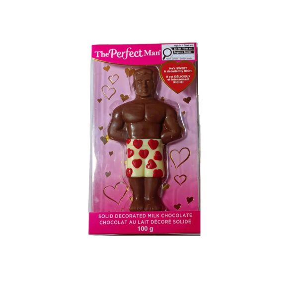 St-Valentin Chocolat au Lait l'Homme Parfait 100g