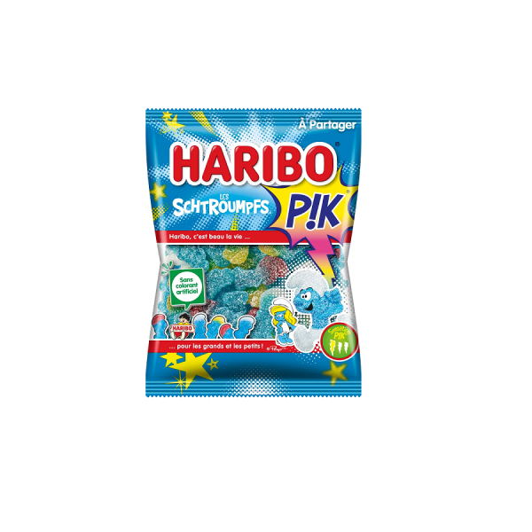 Bonbon Haribo Les Schtroumpfs P!k 120g