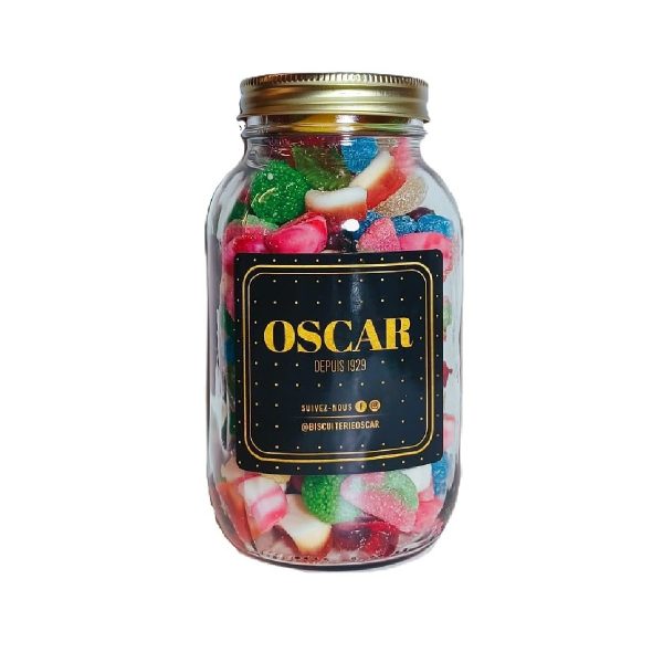 Mason Jar Assorted Candies - Sweet & Sour Mix