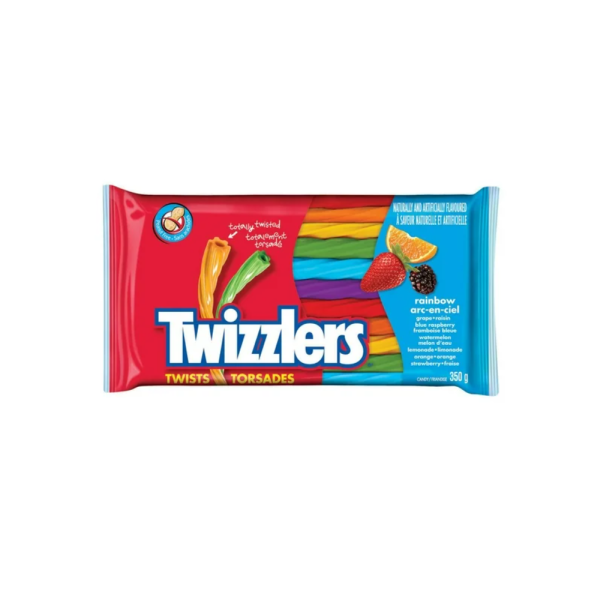 Réglisse Twizzlers Torsades Arc-en-Ciel 350g
