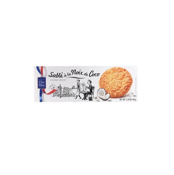 Biscuit Sablé Noix Coco Filet Bleu 150g