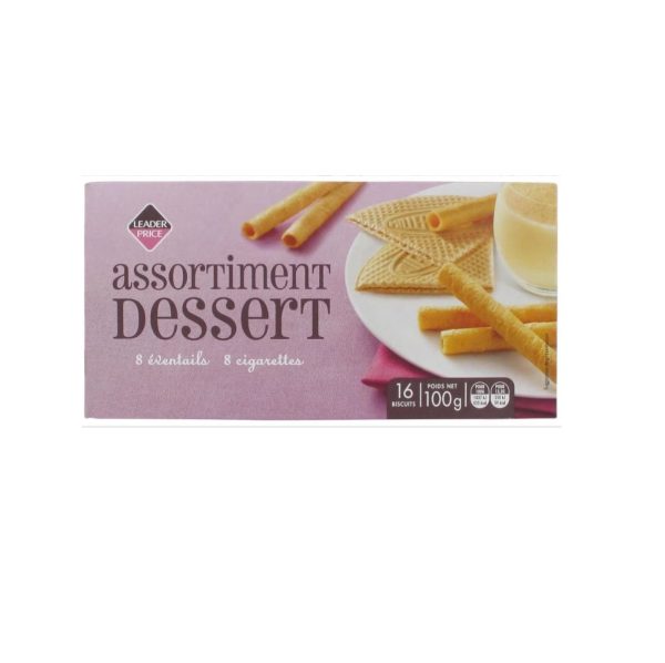 Biscuit Assortiment Dessert Leaderprice 100g