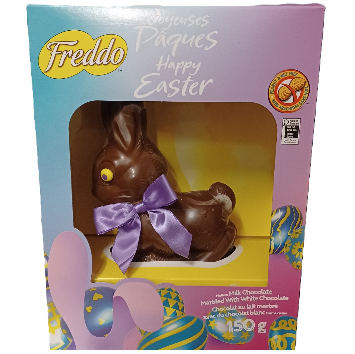 Chocolat Pâques Freddo Lapin Marbré 150g