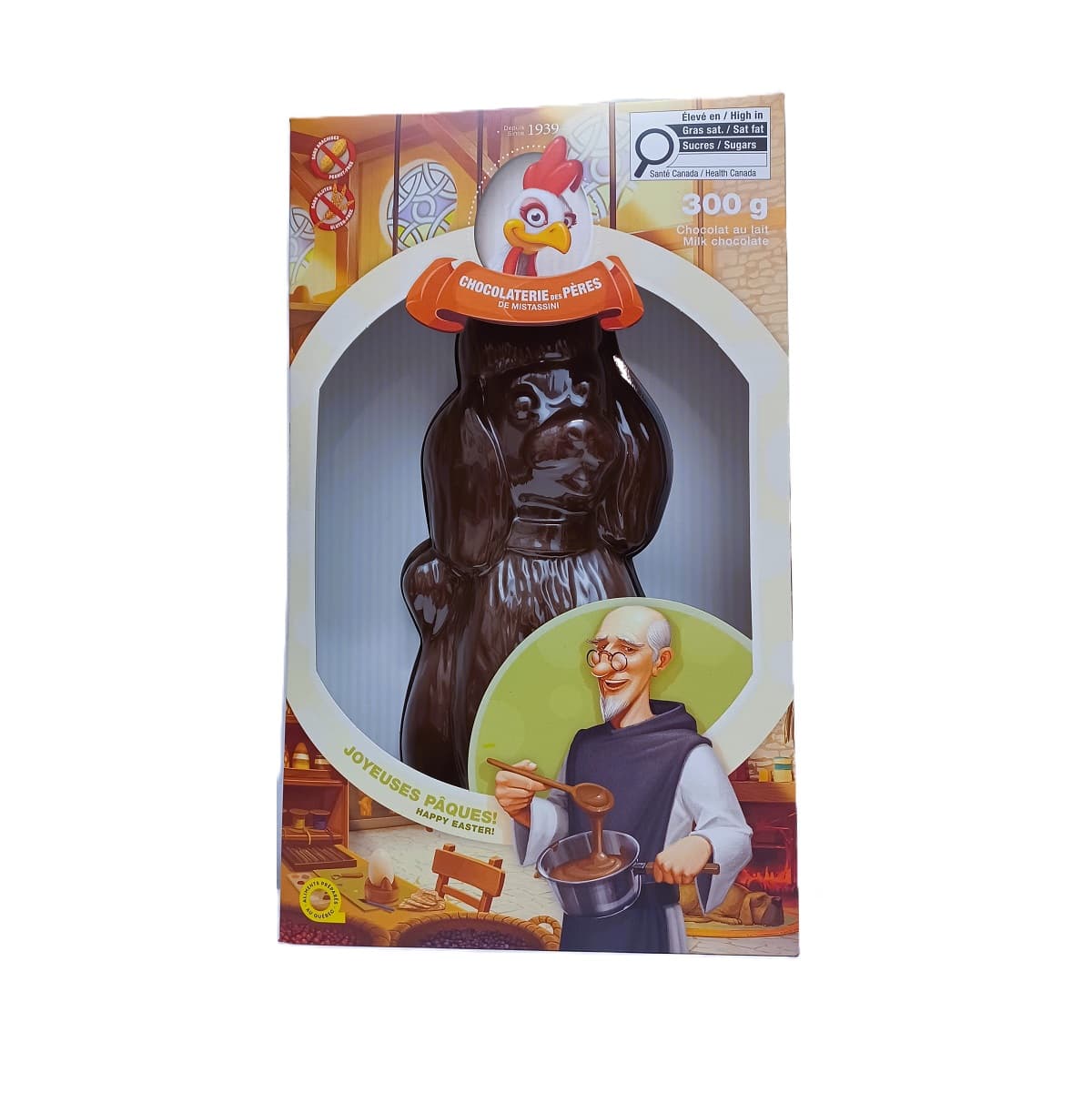 Chocolat Pâques des Pères de Mistassini Caniche 300g