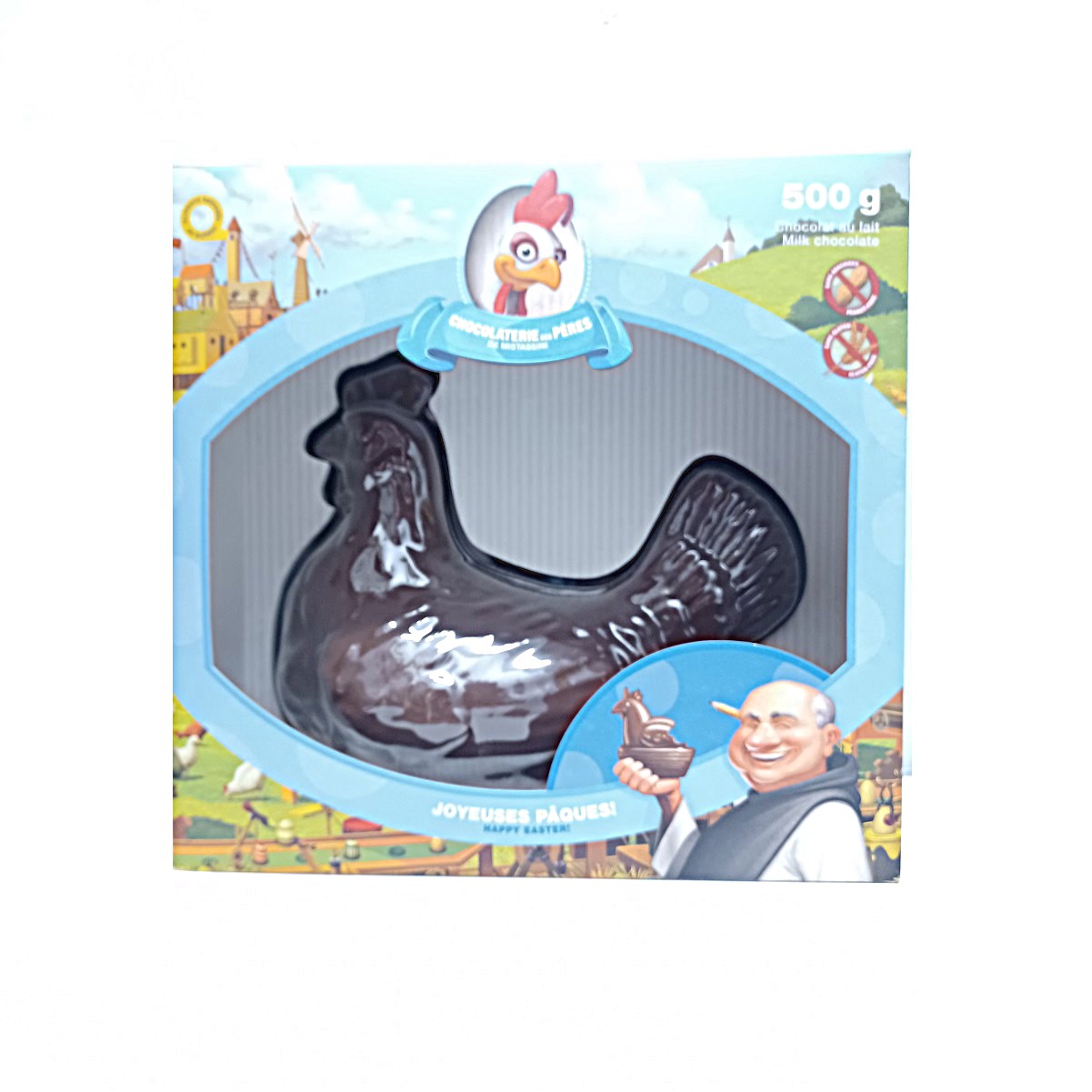 Chocolat Pâques des Pères de Mistassini Poule 500g