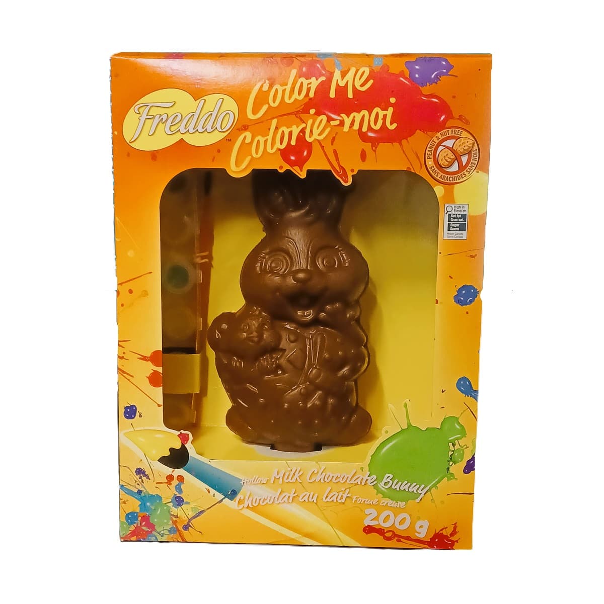 Chocolat Pâques Freddo Colorie-Moi Lapin Poussin 200g