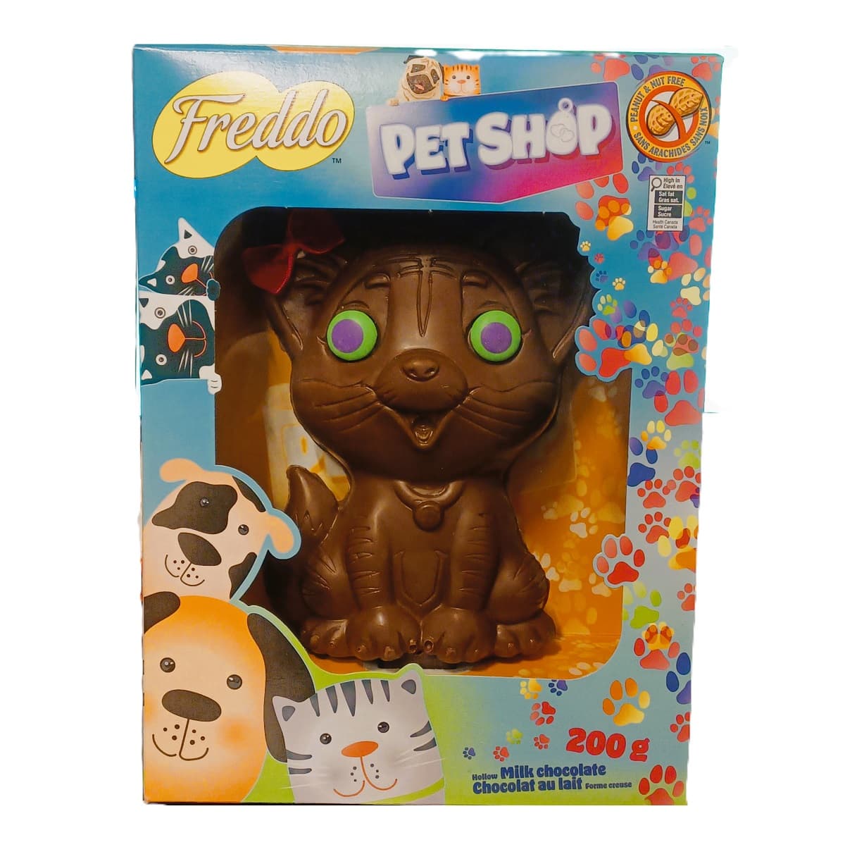 Chocolat Pâques Freddo Pet Shop Chat 200g